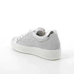 Sneakers|Igi&Co Sneakers In Pelle Da Donna Argento