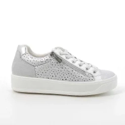 Sneakers|Igi&Co Sneakers In Pelle Da Donna Argento