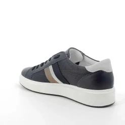 Sneakers|Igi&Co Sneakers In Pelle Da Uomo Blu-Perla