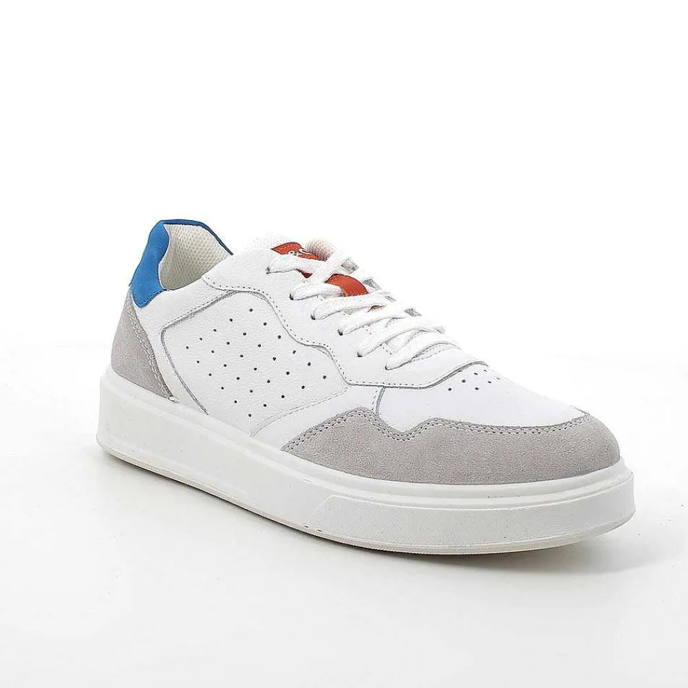 Sneakers|Igi&Co Sneakers In Pelle Da Uomo Bianco