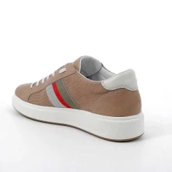 Sneakers|Igi&Co Sneakers In Pelle Da Uomo Taupe-Ghiaccio