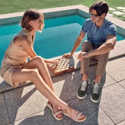 Sneakers|Igi&Co Sneakers In Pelle Da Uomo Verde Militare