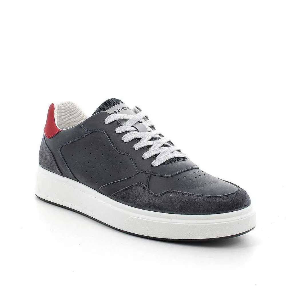 Sneakers|Igi&Co Sneakers In Pelle Da Uomo Blu