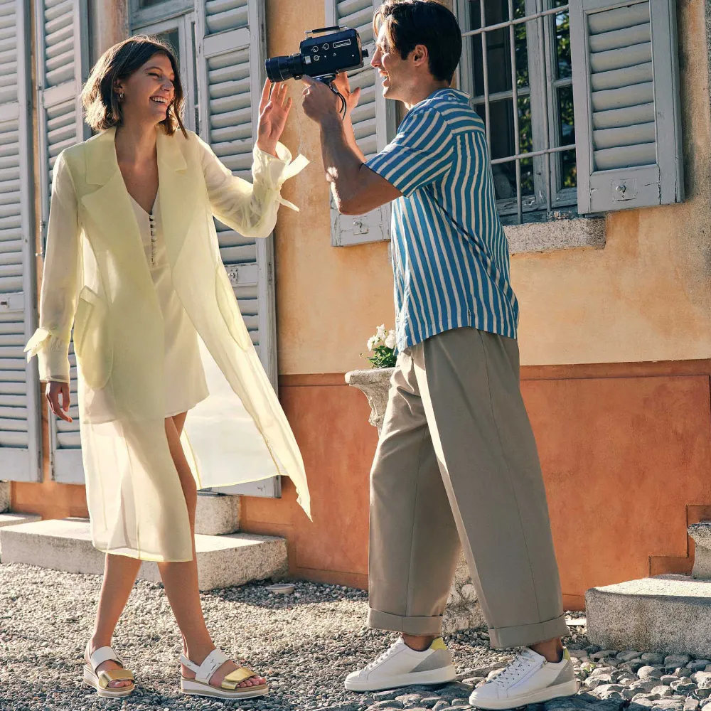 Sneakers|Igi&Co Sneakers In Pelle Da Uomo Bianco