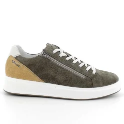 Sneakers|Igi&Co Sneakers In Pelle Da Uomo Verde Militare