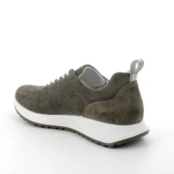 Sneakers|Igi&Co Sneakers In Pelle Da Uomo Verde Militare