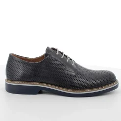 Stringate|Igi&Co Stringate In Pelle Da Uomo Blu Scuro